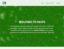 Tablet Screenshot of oasysinc.com